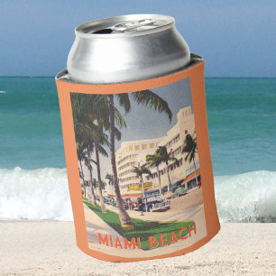 Rafraîchisseur Pour Canette rue vintage Miami Beach années 1940
