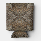 Rafraîchisseur Pour Canette Rustic Tree Bark Photo Southwest Diamond Pattern (Devant)