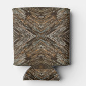 Rafraîchisseur Pour Canette Rustic Tree Bark Photo Southwest Diamond Pattern (Dos)