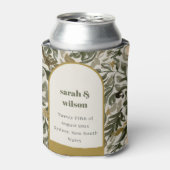 Rafraîchisseur Pour Canette Rustique Boho Retro Arch Mariage botanique vert (Can devant)