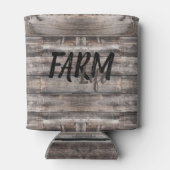 Rafraîchisseur Pour Canette rustique chic FARM LIFE en écriture (Dos)