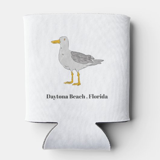 Rafraîchisseur Pour Canette Rustique Destination Beach Mariage personnalisé (Dos)