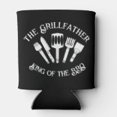 Rafraîchisseur Pour Canette Rustique "Le Grillfather : Drôle cadeau barbecue (Dos)