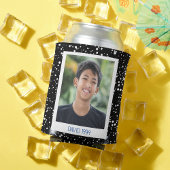 Rafraîchisseur Pour Canette Rustique Parties scintillant noire 30e anniversair