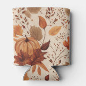 Rafraîchisseur Pour Canette Rustique Terracotta Maple Feuille Mariage d'automn (Dos)