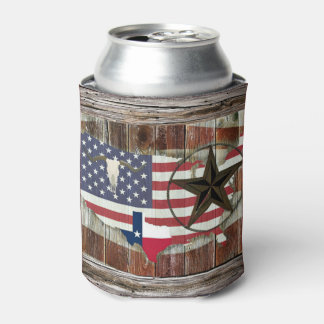 Rafraîchisseur Pour Canette Rustique Texas Lone Star Texas Long Horn Can Coole
