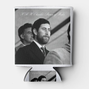 Rafraîchisseur Pour Canette S.H. Prince Charles avec barbe Badminton 1976