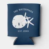 Rafraîchisseur Pour Canette Sable Bleu Côtier Dollar Épée (Devant)