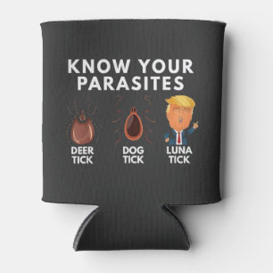 Rafraîchisseur Pour Canette Sachez que vous êtes des parasites Anti-Trump Humo