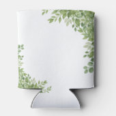 Rafraîchisseur Pour Canette Sage Green Eucalyptus Feuille Mariage de verdure (Dos)