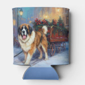Rafraîchisseur Pour Canette Saint Bernard Christmas Festive (Dos)