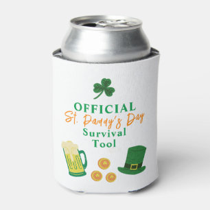 Rafraîchisseur Pour Canette Saint Patrick's Day Drôle texte, outil de survie