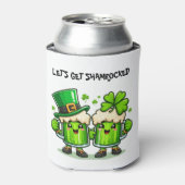 Rafraîchisseur Pour Canette Saint Patrick's Day Faisons-nous de la bière verte (Can devant)
