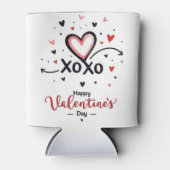 Rafraîchisseur Pour Canette Saint Valentin fête de l'amour (Devant)