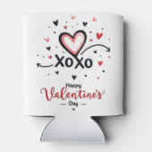 Rafraîchisseur Pour Canette Saint Valentin fête de l'amour (Dos)