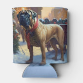 Rafraîchisseur Pour Canette Saison de Noël de Bullmastiff (Dos)