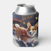 Rafraîchisseur Pour Canette Saison de Noël de Corgi (Can devant)