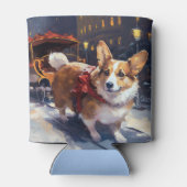 Rafraîchisseur Pour Canette Saison de Noël de Corgi (Dos)