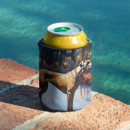 Rafraîchisseur Pour Canette Saison de Noël de Rhodesian Ridgeback (Piscine in situ)