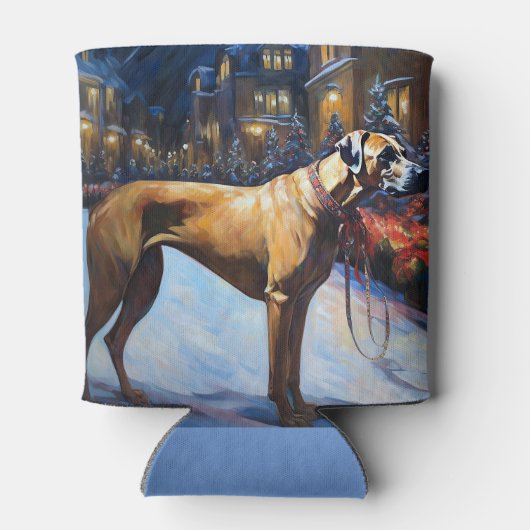 Rafraîchisseur Pour Canette Saison de Noël de Rhodesian Ridgeback (Dos)