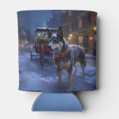 Rafraîchisseur Pour Canette Saison de Noël des bovins australiens (Dos)