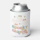 Rafraîchisseur Pour Canette Saison Éffrayante Retro Halloween Cute Ghost (Can devant)