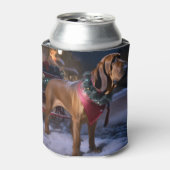Rafraîchisseur Pour Canette Saison Festive de Noël de Bloodhound (Can devant)