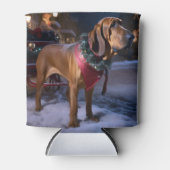 Rafraîchisseur Pour Canette Saison Festive de Noël de Bloodhound (Devant)