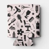 Rafraîchisseur Pour Canette Salon De Coiffure Moderne Élégant Boisson Rose (Dos)