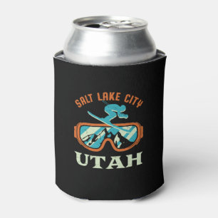 Rafraîchisseur Pour Canette Salt Lake City Utah Retro Ski Snowboard