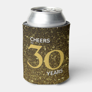 Rafraîchisseur Pour Canette Salutations à 30 ans Black Gold 30e anniversaire
