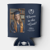 Rafraîchisseur Pour Canette Salutations à la Grande Marine Blue Custom Grad Ph (Devant)