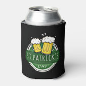 Rafraîchisseur Pour Canette Salutations à St Patrick's Day Beer Mugs (Can devant)