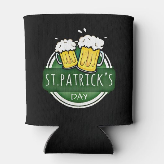 Rafraîchisseur Pour Canette Salutations à St Patrick's Day Beer Mugs (Dos)
