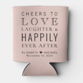 Rafraîchisseur Pour Canette Salutations Amour Rire Heureusement Jamais Après M (Devant)