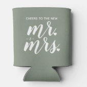 Rafraîchisseur Pour Canette Salutations Au Nouveau Mr. & Mme Mariage (Dos)