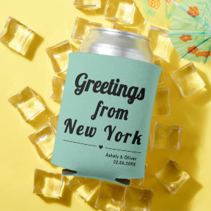 Rafraîchisseur Pour Canette Salutations de New York - Cadeau de mariage person
