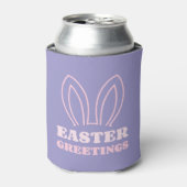 Rafraîchisseur Pour Canette Salutations de Pâques Bunny Ears Beverage Cooler (Can devant)