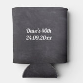 Rafraîchisseur Pour Canette Salutations personnalisées Chalkboard anniversaire (Dos)