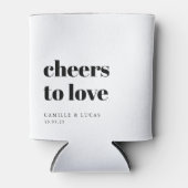 Rafraîchisseur Pour Canette Salutations Pour Aimer Des Favoris De Mariage Pers (Devant)