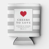 Rafraîchisseur Pour Canette Salutations pour aimer mariage Favoriser (Devant)