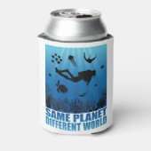 Rafraîchisseur Pour Canette Same Planet Different World Scuba Diver (Can Dos)