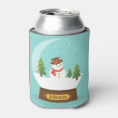 Rafraîchisseur Pour Canette S'AMUSER ! Snowman Can Cooler - Personnalisé -Ajou (Can devant)