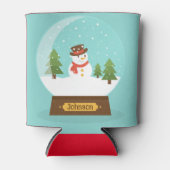 Rafraîchisseur Pour Canette S'AMUSER ! Snowman Can Cooler - Personnalisé -Ajou (Devant)