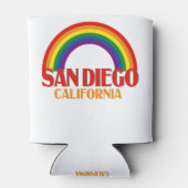 Rafraîchisseur Pour Canette San Diego LGBT Day Rainbow Flag Pride Californie (Dos)
