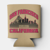 Rafraîchisseur Pour Canette San Francisco, Californie (Dos)