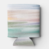 Rafraîchisseur Pour Canette Sandy Beach Ocean Waves Coucher de soleil Couleur (Dos)