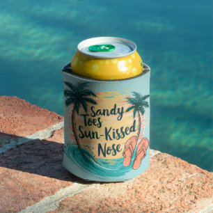 Rafraîchisseur Pour Canette Sandy Toes Soleil Baisé Nez Plage Esthétique