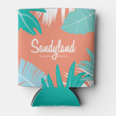 Rafraîchisseur Pour Canette Sandyland Hawaiian Tropical Feuilles (Devant)