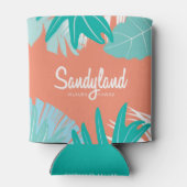 Rafraîchisseur Pour Canette Sandyland Hawaiian Tropical Feuilles (Dos)